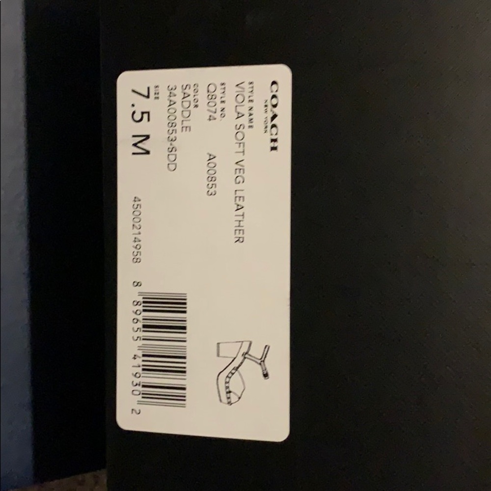 Coach tall sandals. New in box. - Picture 3 of 3